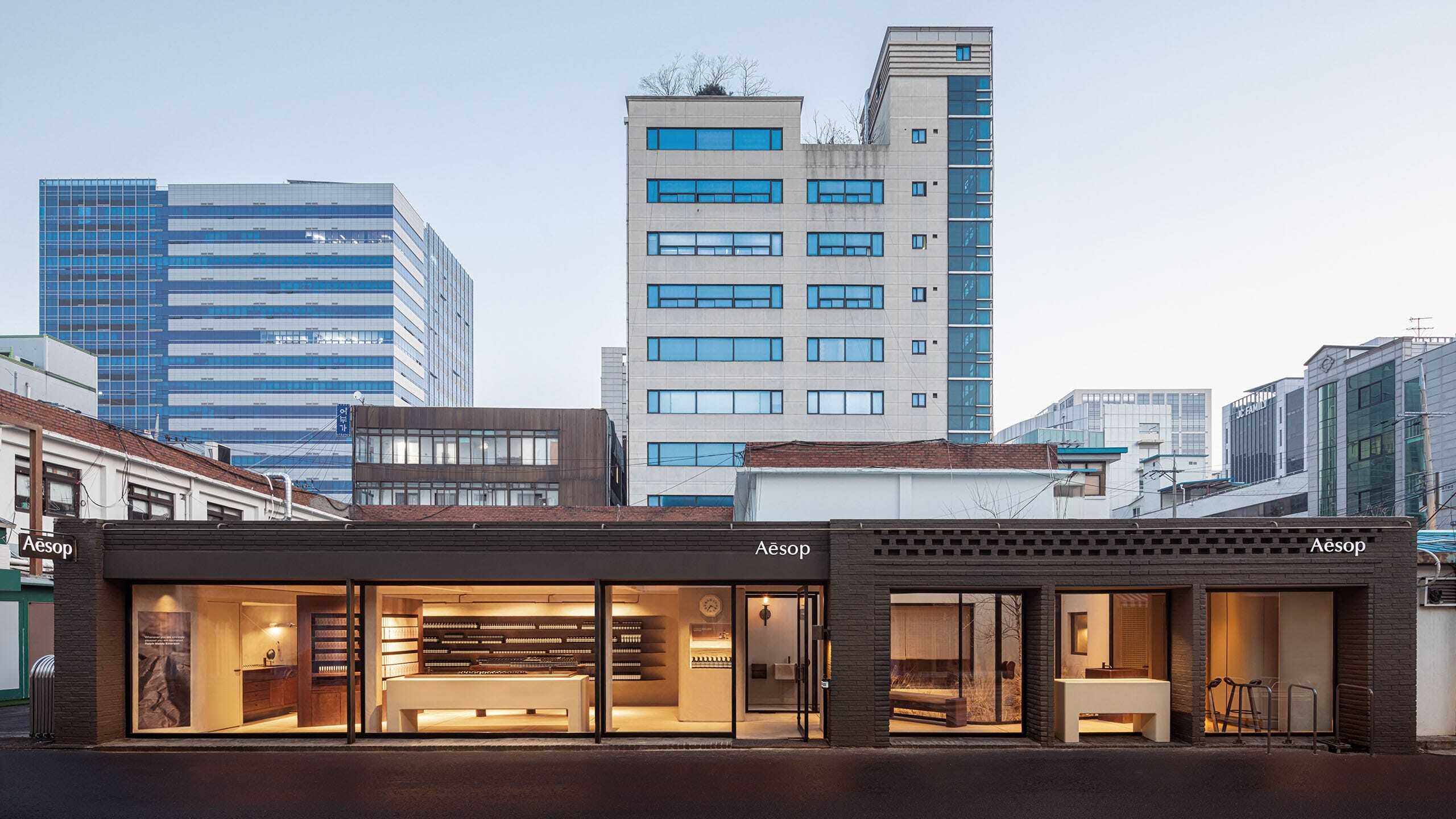 Aesop storefront korea