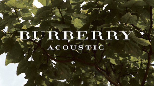 Burberry Acoustic puts British musicians on the brand's front row