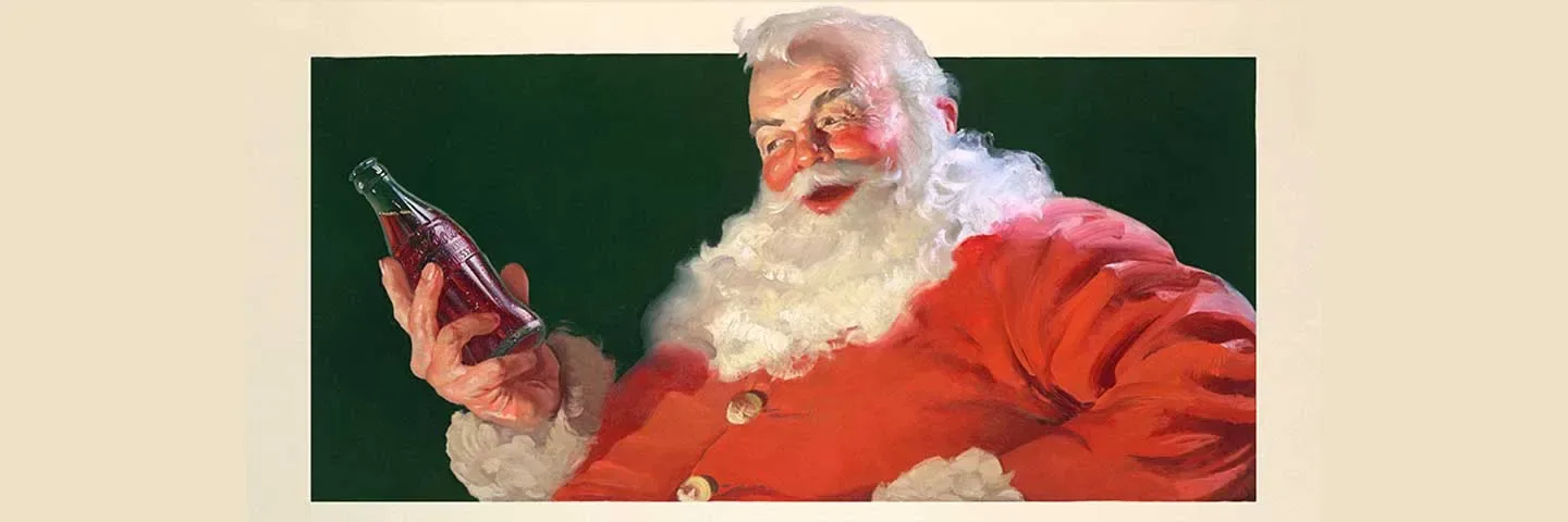 The Coca-Cola Santa illustrations helped define the modern global image of Santa Claus.