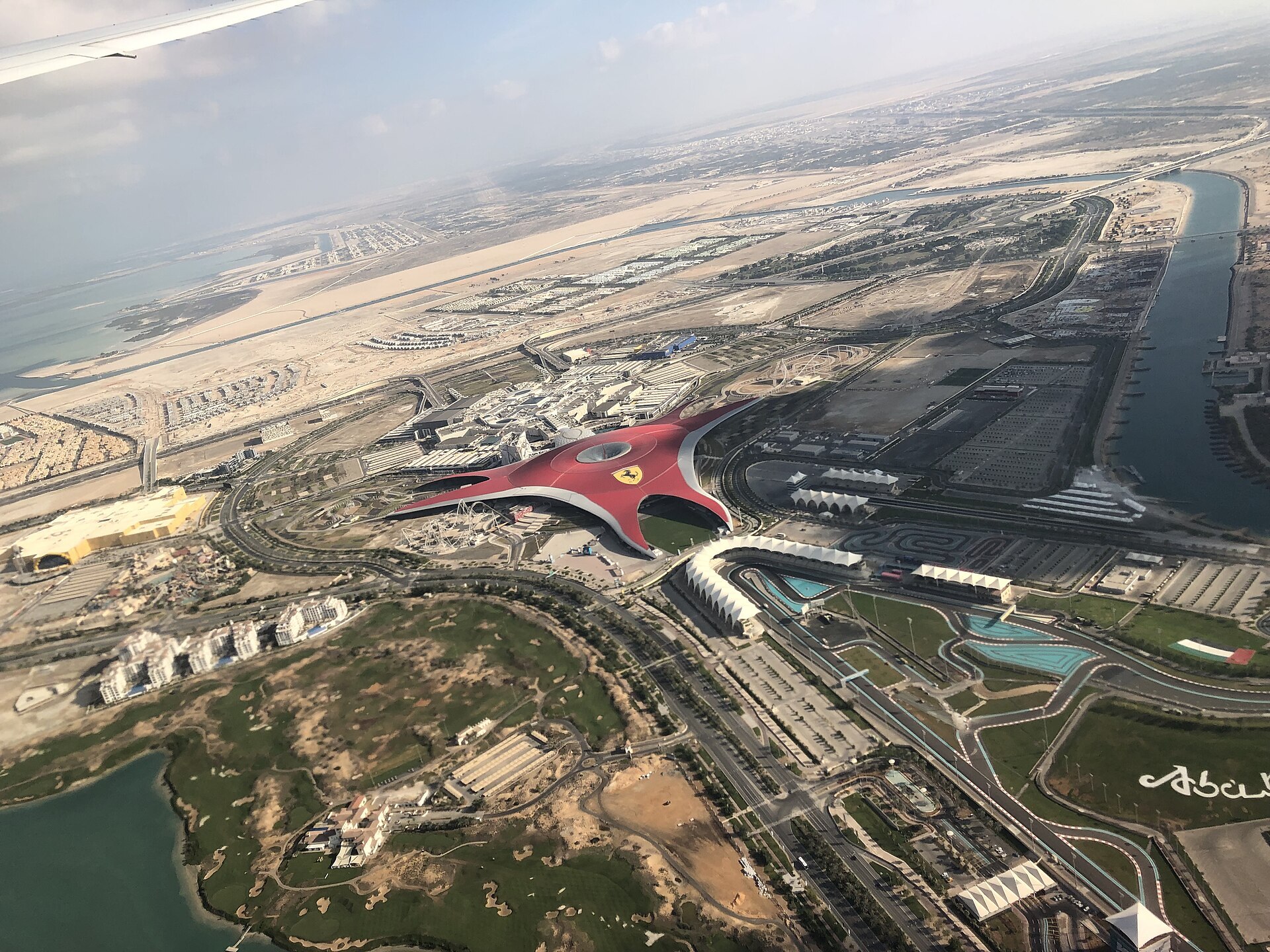 Ferrari World and the licensed theme park