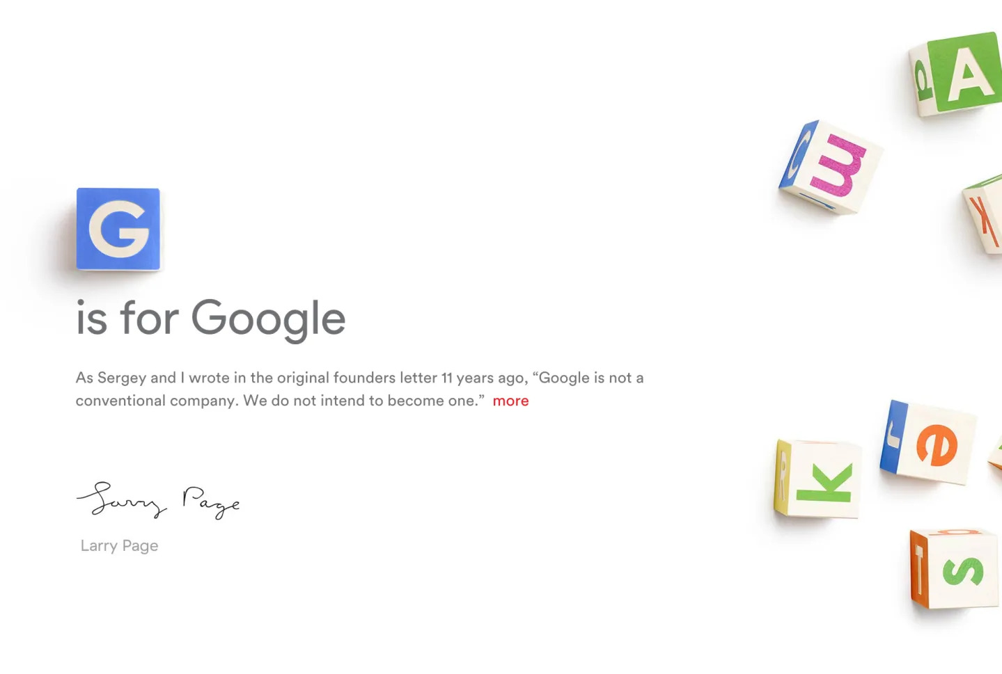 Alphabet and the restructuring of Google