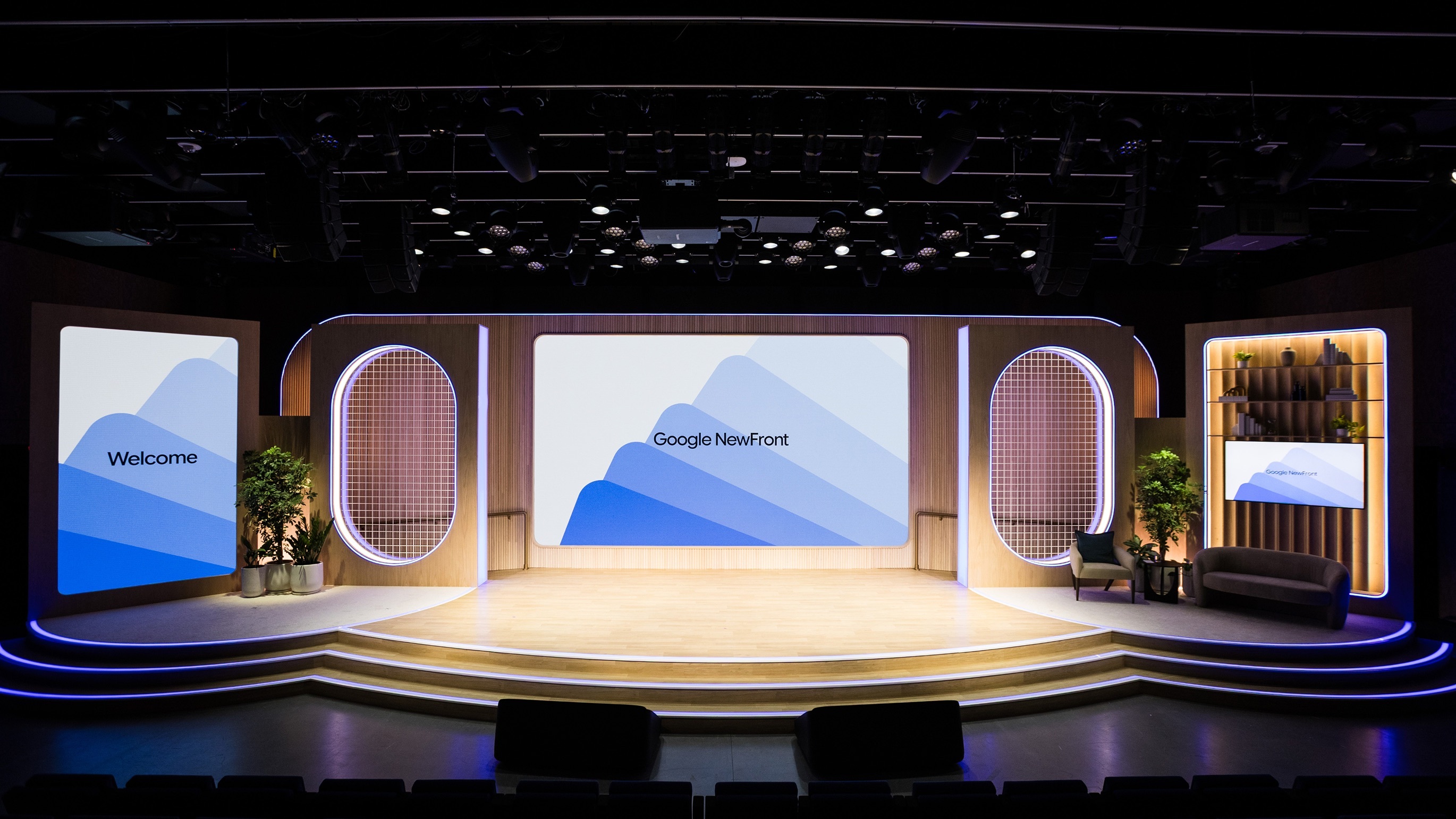 Google builds a flowing identity for NewFront 2026