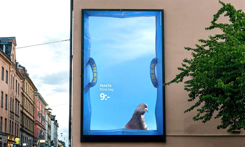 IKEA Sweden frames the world through the FRAKTA bag