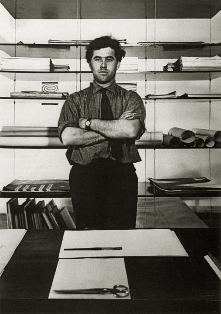 Otl Aicher in his Studio. Image Source: page-online.de