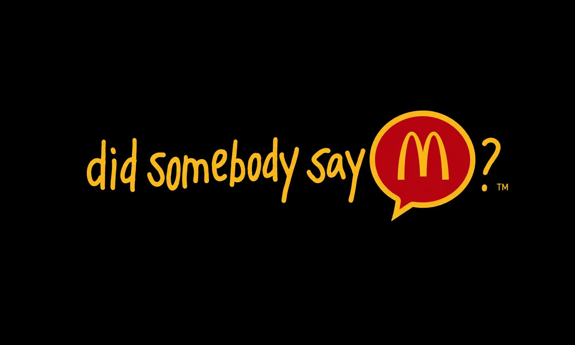 Did somebody say McDonald's reframes the brand