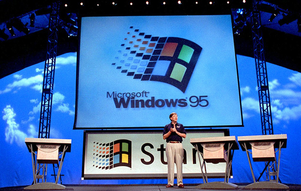 Microsoft borrows the Rolling Stones to launch Windows 95