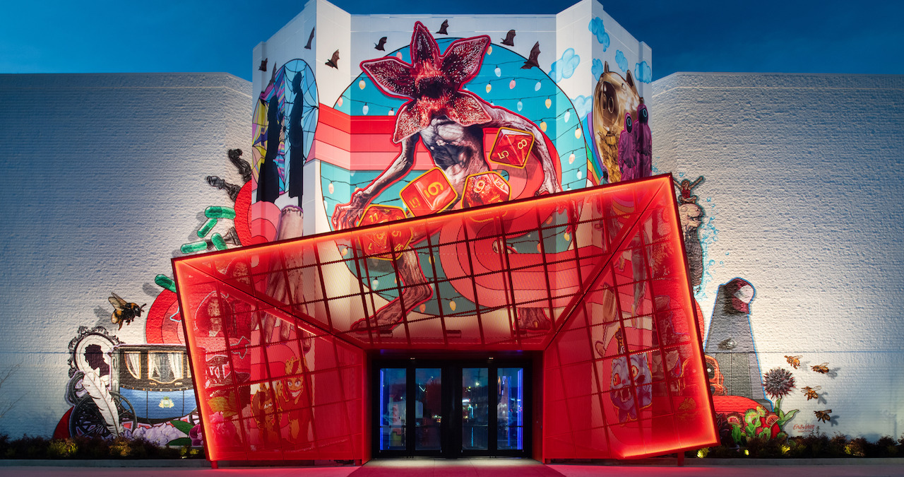 Netflix House entrance at King of Prussia mall near Philadelphia