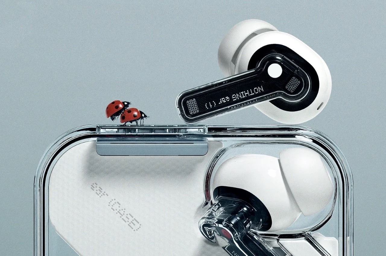 Nothing and teenage engineering make see-through earbuds