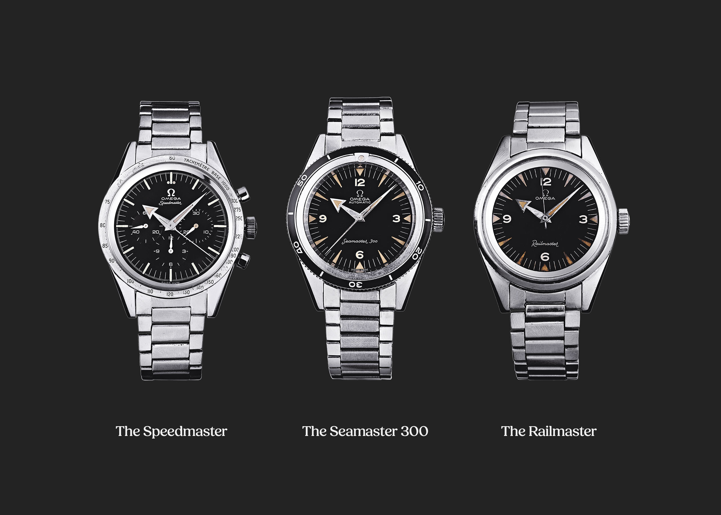 Omega builds its watch names around the word Master