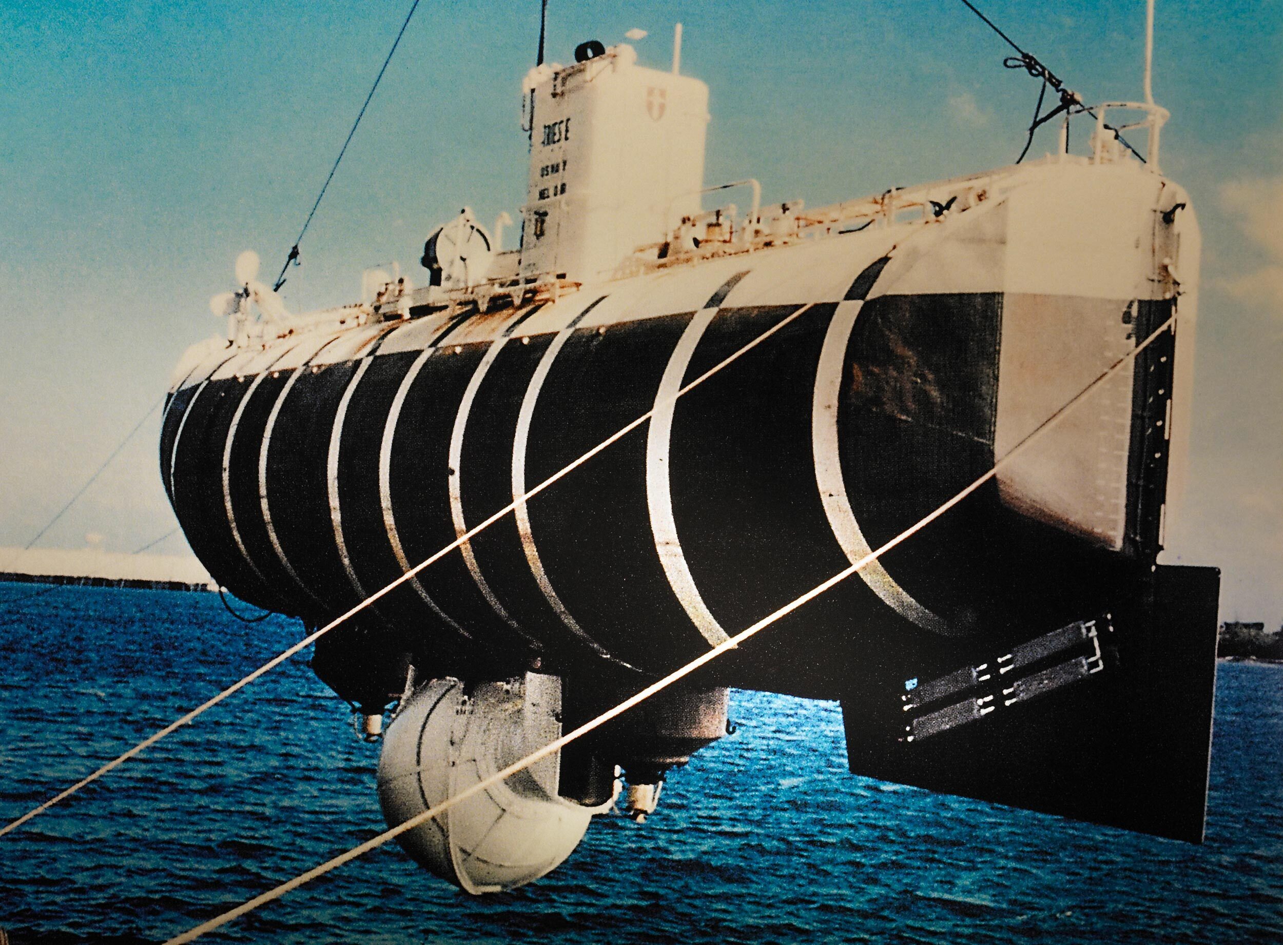Rolex strapped its proof to the hull of the Trieste