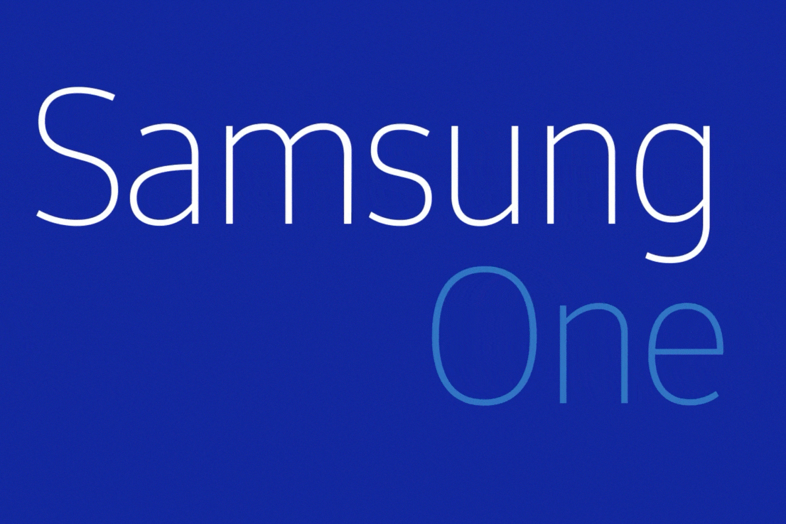 SamsungOne, a typeface for 400 languages