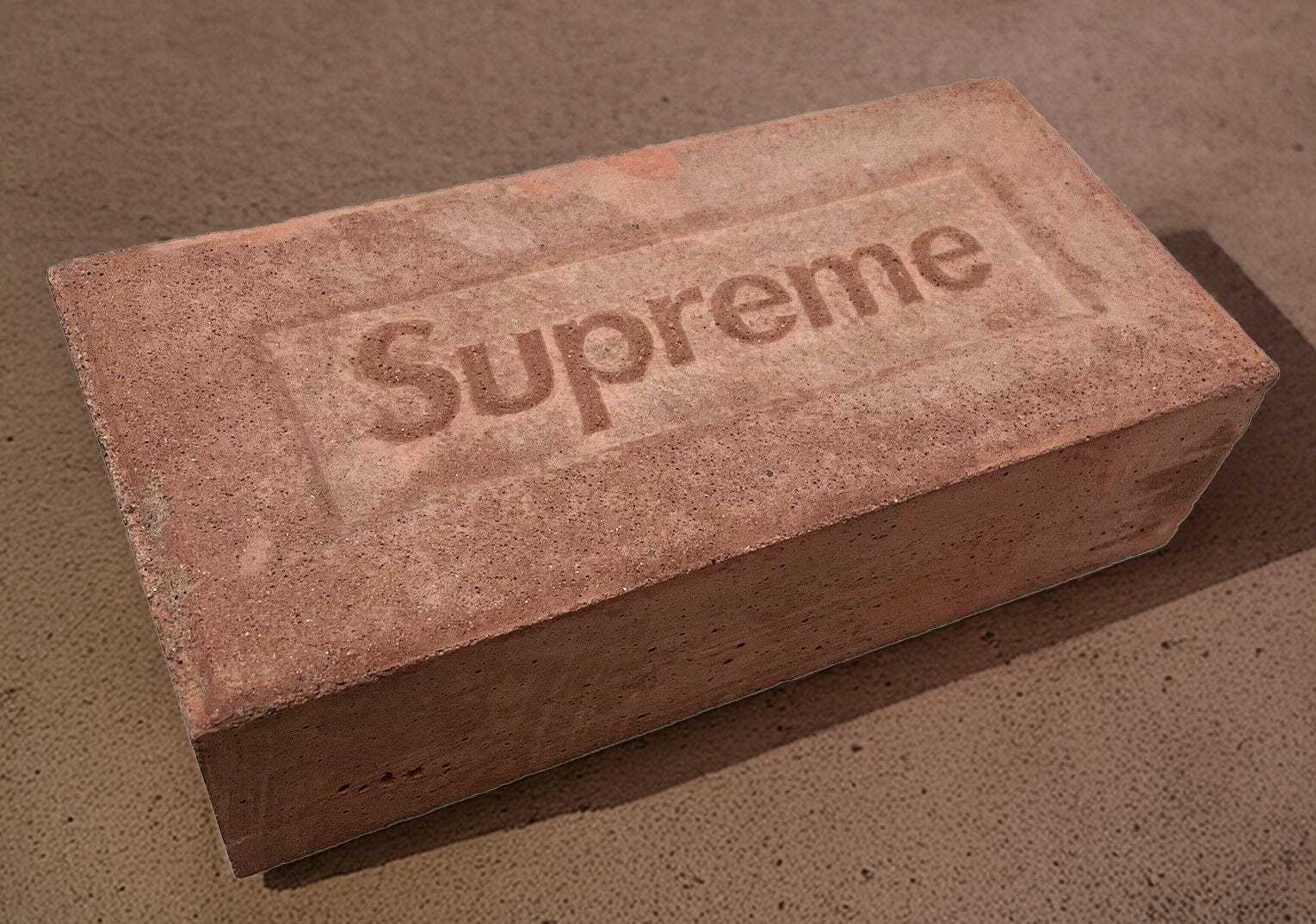 Supreme releases a red clay brick for Fall/Winter 2016