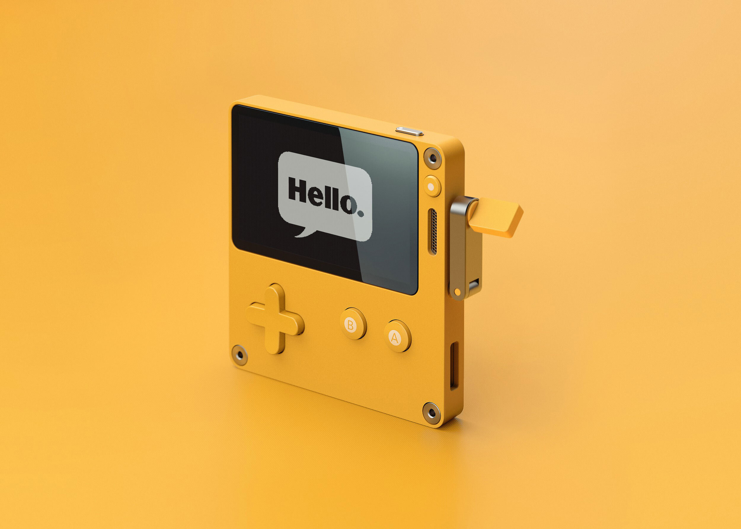 teenage engineering puts a crank on the Playdate