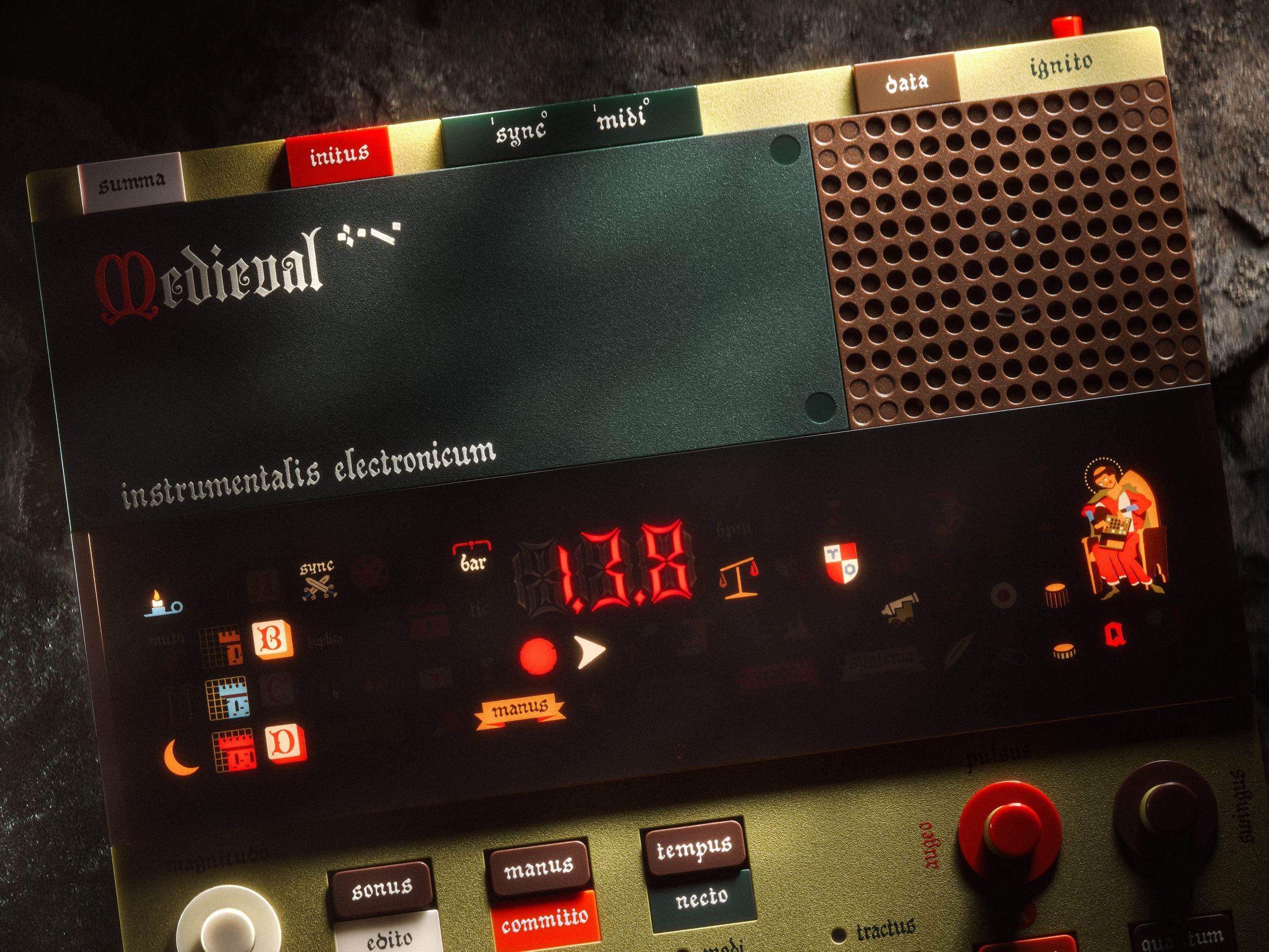 teenage engineering makes a medieval sampler
