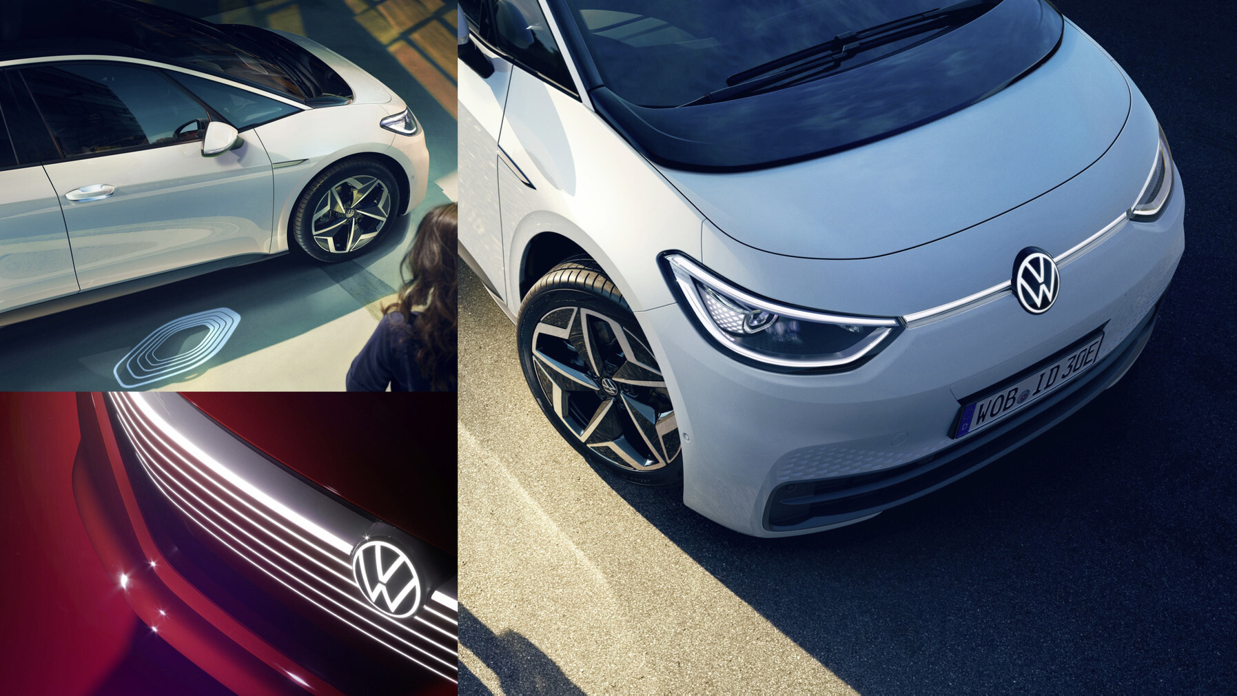 Volkswagen new brand design: a flat mark for an electric era
